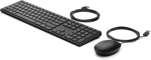 HP 320MK Wired Desktop Mouse and Keyboard Combo - Pack of 10 in Saudi Arabia