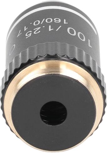 Microscope Objective Lens 100X Magnification High Power Replacement Lens with 20.2mm RMS Interface for Professional Biological Microscopes in Saudi Arabia