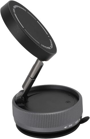 Car Telephone Bracketing Assembly Folding Angle Height Adjustable Magnetic Multifunctional Telephone Holder with Vacuum Suction, Desktop Telephone Holder, for Car, Office or in Saudi Arabia
