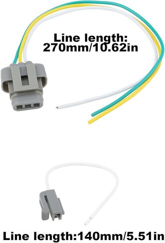 ECSiNG 3-pin Car Alternator Wire Harness Connector 7088-10 Compatible with Ford 2/3/4G E/F Series with 3G Stator Lead in Saudi Arabia