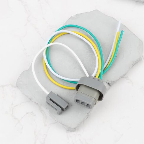 ECSiNG 3-pin Car Alternator Wire Harness Connector 7088-10 Compatible with Ford 2/3/4G E/F Series with 3G Stator Lead in Saudi Arabia