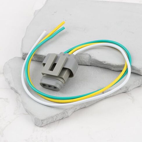 ECSiNG 3-pin Car Alternator Wire Harness Connector 7088-10 Compatible with Ford 2/3/4G E/F Series with 3G Stator Lead in Saudi Arabia