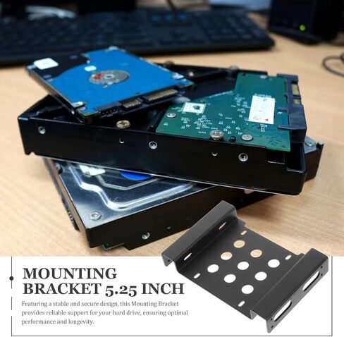 مجموعة محول تخزين SSD من الألومنيوم مقاس 2.5 بوصة إلى 2.5 بوصة ومحرك الأقراص الصلبة الداخلي لخليج محرك أقراص الكمبيوتر المكتبي in Kuwait
