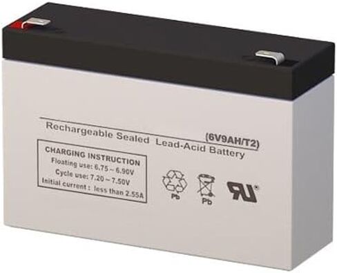 SW690(II) 6 Volt 9 AmpH SLA Replacement Battery with F2 Terminal in Saudi Arabia