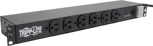 Tripp Lite SMART1500LCDT 1500VA 900W UPS Battery Back Up, AVR, LCD Display, Line-Interactive & 14-Outlet Rackmount PDU Surge Protector Power Strip, 15A, 120V, 3000 Joules Protection in Saudi Arabia