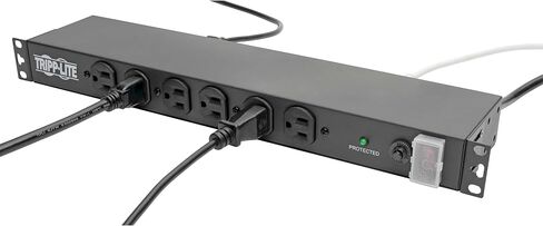 Tripp Lite SMART1500LCDT 1500VA 900W UPS Battery Back Up, AVR, LCD Display, Line-Interactive & 14-Outlet Rackmount PDU Surge Protector Power Strip, 15A, 120V, 3000 Joules Protection in Saudi Arabia