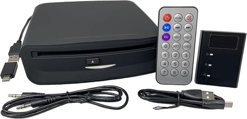 (AIE) VN-CDUSB-DLX - مشغل أقراص مضغوطة "مضاف" عالمي متكامل "فاخر" - يعمل مع "أي" مركبة (تتضمن المجموعة نوعين من الاتصال) in Kuwait