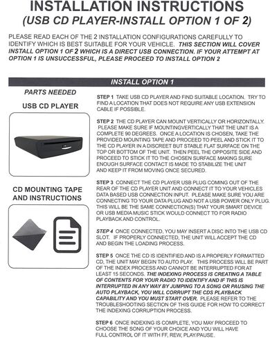 (AIE) VN-CDUSB-DLX - مشغل أقراص مضغوطة "مضاف" عالمي متكامل "فاخر" - يعمل مع "أي" مركبة (تتضمن المجموعة نوعين من الاتصال) in Kuwait