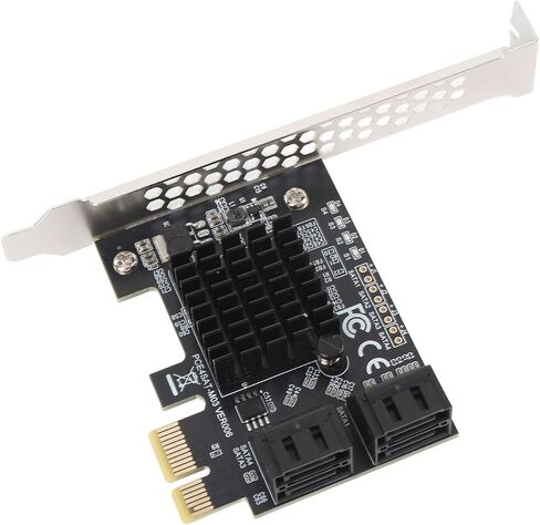 بطاقة توسيع PCIe Serial ATA 3.0، 4 منافذ، 6 جيجابت في الثانية، مع شريحة 88SE9215، لتحويل القرص الصلب ونقل البيانات in Kuwait