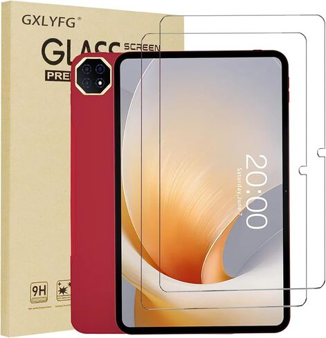 عبوتان من واقيات الشاشة الزجاجية المقواة المتوافقة مع جهاز Teclast T65 Plus 2025 Tablet 13.4 بوصة تغطية كاملة، مضادة للخدش، خالية من الفقاعات، صلابة 9H in Kuwait