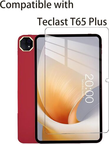 عبوتان من واقيات الشاشة الزجاجية المقواة المتوافقة مع جهاز Teclast T65 Plus 2025 Tablet 13.4 بوصة تغطية كاملة، مضادة للخدش، خالية من الفقاعات، صلابة 9H in Kuwait
