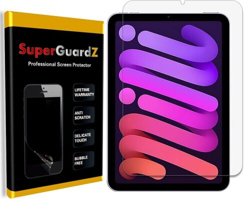 [عبوة من قطعتين] لجهاز iPad mini 7 (2024) / واقي شاشة iPad mini 6 مضاد للضوء الأزرق، حماية للعين، SuperGuardZ، HD Clear، مضاد للخدش، مضاد للفقاعات in Kuwait