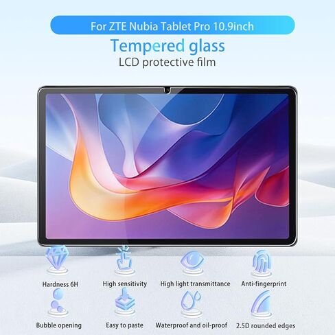 [3 Pack] Screen Protector for XiaoMi Redmi Pad 2 Tablet 11inch, HD Tempered Glass,9h Hardness,Scratch,Anti-Fingerprin,Tempered Glass Film Guard for Redmi Pad 2 in Kuwait