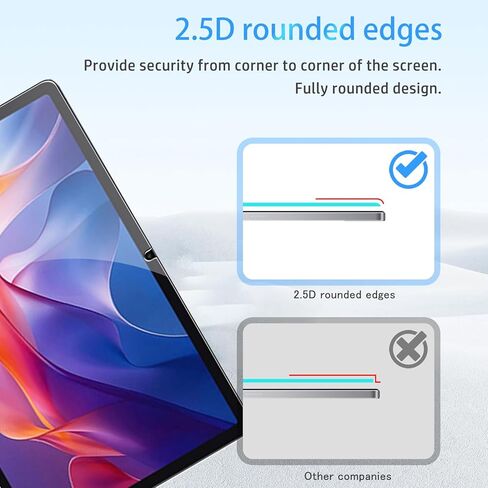 [3 Pack] Screen Protector for XiaoMi Redmi Pad 2 Tablet 11inch, HD Tempered Glass,9h Hardness,Scratch,Anti-Fingerprin,Tempered Glass Film Guard for Redmi Pad 2 in Kuwait