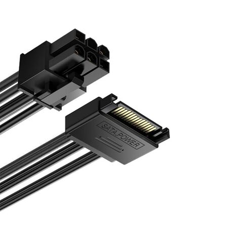كابل الطاقة SATA15Pin إلى 6Pin لبطاقة الفيديو سلك محول الطاقة مصدر طاقة ثابت طلاء PVC مقاوم للهب in Kuwait