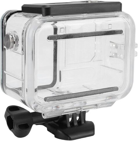 Dpofirs Action Camera Diving Case, 197ft Case for Ace Pro 2 Ace Pro, Vertical Horizontal Filming for Surfing Diving Swimming PC/Stainless Steel in Saudi Arabia