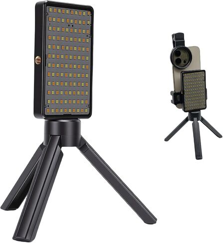 Pomya LED Photography Fill Light with CPL Filter, 2800K to 7500K Adjustable Brightness Clip On Light, Portable High CRI for Live Streaming Tattoo Art in Saudi Arabia