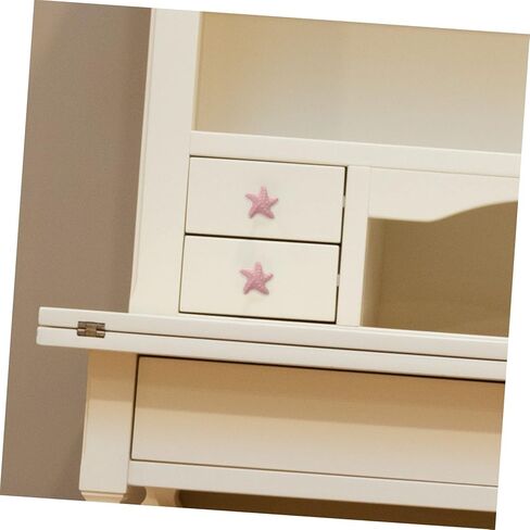 Homoyoyo 2pcs Door Ceramic Cabinet knobs Star knob Ceramic Handle Dresser Drawer bar Cute Handle Drawer s Porcelain Furniture s Kitchen Cabinet Child Hardware in Saudi Arabia