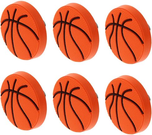 POPETPOP 6pcs Basketball Pattern Drawer Knobs and Pull Handles for Boy Girl Room Closets Cabinets and Dressers and Creative Decorative Door Hardware in Saudi Arabia