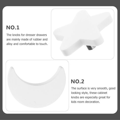 Angoily 4pcs Kawaii Boy Girl Dresser Knobs Decorative Cabinet Pulls for Girls for Nursery Wardrobe and Closet Decor in Saudi Arabia