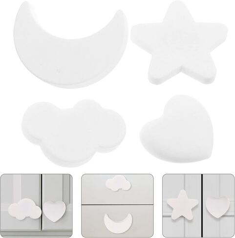 Angoily 4pcs Kawaii Boy Girl Dresser Knobs Decorative Cabinet Pulls for Girls for Nursery Wardrobe and Closet Decor in Saudi Arabia