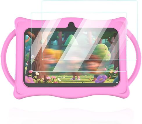 واقي شاشة لجهاز BYANDBY Q8K Android 14 مقاس 7 بوصة، مضاد للخدش 9H حساس للمس، حواف مستديرة 2.5D خالية من الفقاعات، سهل التركيب، عبوتان. in Kuwait