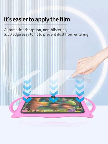 واقي شاشة لجهاز BYANDBY Q8K Android 14 مقاس 7 بوصة، مضاد للخدش 9H حساس للمس، حواف مستديرة 2.5D خالية من الفقاعات، سهل التركيب، عبوتان. in Kuwait