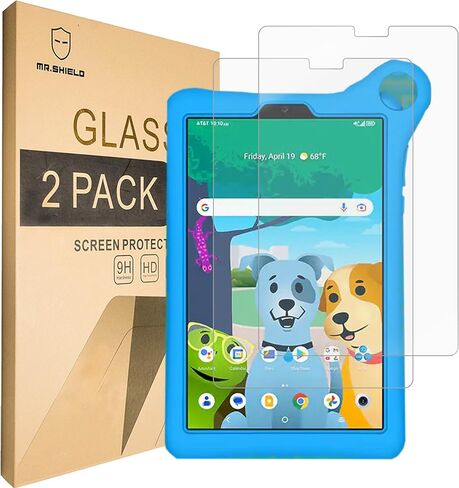 Mr.Shield Screen Protector compatible with AT&T amiGO Jr. Tab [Tempered Glass] [2-PACK] [Japan Glass with 9H Hardness] in Saudi Arabia