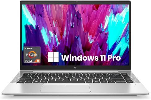 كمبيوتر محمول HP EliteBook 845 G8 بشاشة FHD مقاس 14 بوصة، AMD Ryzen 5 Pro 5650U، ذاكرة الوصول العشوائي 8 جيجابايت، 256 جيجابايت SSD، إضاءة خلفية KBL، HDMI، Wi-Fi، كاميرا ويب، Windows 11 Pro (متجدد) in Kuwait