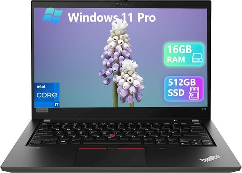 كمبيوتر محمول Lenovo Thinkpad T14 Business، شاشة 14 بوصة FHD، Core i7-10510U (1.8 جيجا هرتز - 4.9 جيجا هرتز)، ذاكرة الوصول العشوائي DDR4 سعة 16 جيجا بايت، 512 جيجا SSD، كاميرا ويب، HDMI، Windows 11 Pro (متجدد) in Kuwait