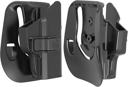 حافظات Sig P365، حافظة OWB لـ Sig Sauer P365 / P365 SAS / P365X / Sig Sauer P365XL مسدسات، حزام خصر خارجي بوليمر تكتيكي مع حامل مجداف قابل للتعديل 60 درجة، اليد اليمنى in Kuwait