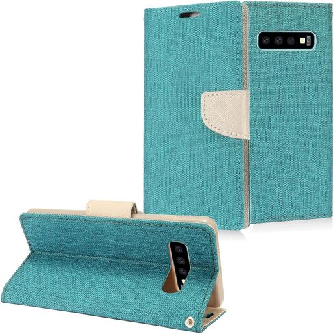 Compatible with Samsung Galaxy S10 (6.1") SM-G973 - Hybrid Case w/Stand/Belt Clip Holster - CV1 Black in Saudi Arabia