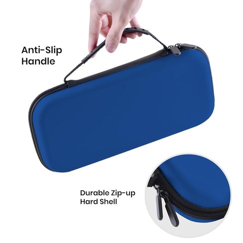 Head Case Designs Blue Hard Storage Travel Carry Case and Screen Protector Compatible with Nintendo Switch 2 in Saudi Arabia