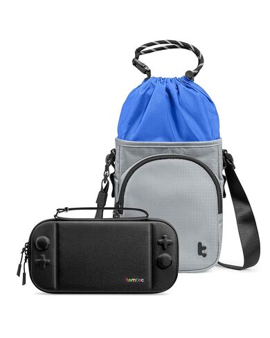 Tomtoc G50 Switch 2 JoyCarry Kit -G50 Sling Crossbody Bag وG05S3 حافظة رفيعة لجهاز Nintendo Switch 2، حقيبة ألعاب واقية لحمل السفر in Kuwait