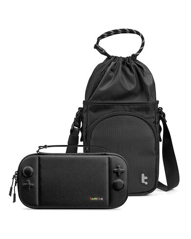Tomtoc G50 Switch 2 JoyCarry Kit -G50 Sling Crossbody Bag وG05S3 حافظة رفيعة لجهاز Nintendo Switch 2، حقيبة ألعاب واقية لحمل السفر in Kuwait