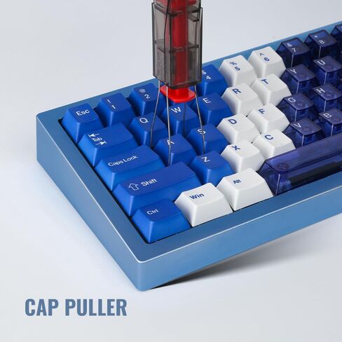 2 في 1 لوحة المفاتيح Keycap & Switch Puller Tool أداة إزالة لوحة المفاتيح الميكانيكية العالمية للمفاتيح المغناطيسية والقابلة للتبديل السريع، هيكل PC شفاف متين مثالي لتخصيص لوحة المفاتيح in Kuwait