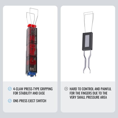 2 في 1 لوحة المفاتيح Keycap & Switch Puller Tool أداة إزالة لوحة المفاتيح الميكانيكية العالمية للمفاتيح المغناطيسية والقابلة للتبديل السريع، هيكل PC شفاف متين مثالي لتخصيص لوحة المفاتيح in Kuwait