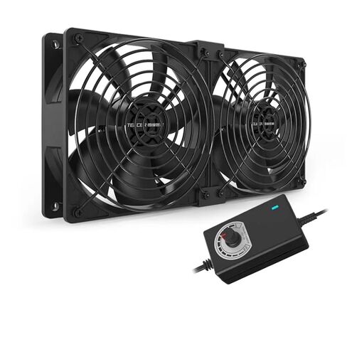 High Speed Large Air Volume Mining Machine Fan 120MM 3000RPM Workstation Cabinet Fan Server System Fan Kit(5 Fan,EU Plug) in Saudi Arabia
