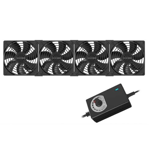 High Speed Large Air Volume Mining Machine Fan 120MM 3000RPM Workstation Cabinet Fan Server System Fan Kit(5 Fan,EU Plug) in Saudi Arabia