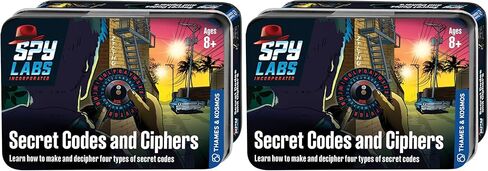 تيمز اند كوزموز Spy Labs Inc: Secret Codes and Ciphers Learn How to Make & Exchange الرسائل المشفرة! | الأدوات والخدع الأساسية للتجارة من خبراء المخبر جير للمحققين الشباب in Kuwait