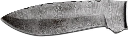 Handmade 9-Inches Custom Damascus Steel Fixed Blade Hunting Knife With Sheath in Kuwait