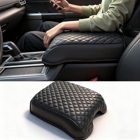 تغطية وحدة التحكم المركزية للفترة 2016-2023 Tesla Model 3 2020-2024 Model Y ، PU Leather Box Cushion Cushion Protectories in Kuwait