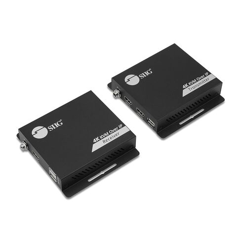 SIIG HDMI 4K30Hz KVM Over IP Extender - 394ft - Over IP KVM Extender - One to Many - HDMI Loop-Out - Downscaler - Low-Latency (CE-H27R11-S1) in Saudi Arabia