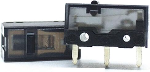 2pcs 80M life gaming Switch 3 Pin black dot used on computer mice left right button GM8.0 80 million in Saudi Arabia