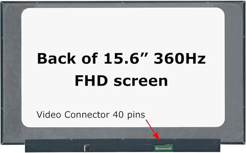 استبدال الشاشة الجديدة SCREENARAMA لشاشة Sharp LQ156M1JW30 40pin 360 هرتز FHD 1920x1080 IPS LCD LED مع الأدوات والشريط in Saudi Arabia