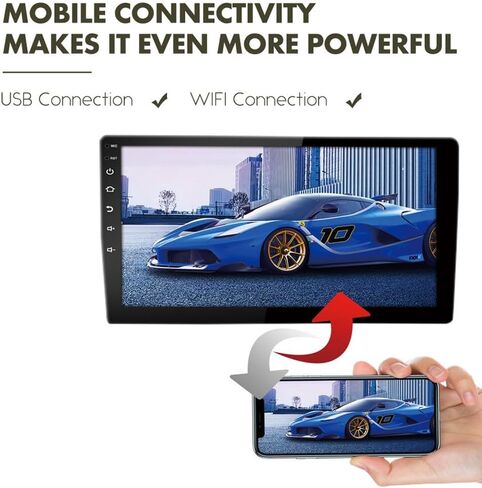 راديو سيارة 2+32 جيجا متوافق مع Honda Civic 2013-2017 (الإصدار الأمريكي)، شاشة لمس 9 بوصة HD Android 12 مع CarPlay لاسلكي Android Auto داخل لوحة القيادة GPS بلوتوث FM WIFI DSP SWC Mirroring in Kuwait