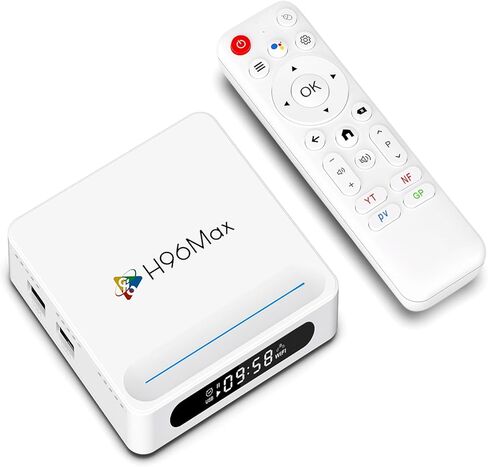 Android 14.0 TV Box 2025، جهاز بث LEFFOT H618 Plus 4K UHD للتلفزيون، ذاكرة الوصول العشوائي 4 جيجابايت + 128 جيجابايت ROM، يدعم جهاز التحكم عن بعد الصوتي لمساعد جوجل، HDR 10، 2.4G و5G WiFi 6، BT 5.4، Allwinner H618 رباعي النواة A53 in Kuwait