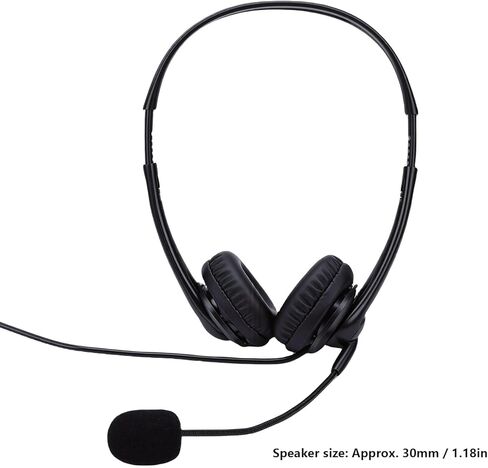 Yoidesu USB Headset with Mic, Noise Cancelling Microphone Stereo Wired Headphones for Computer, with Adjustable Microphone for Zoom Skype Teams in Saudi Arabia