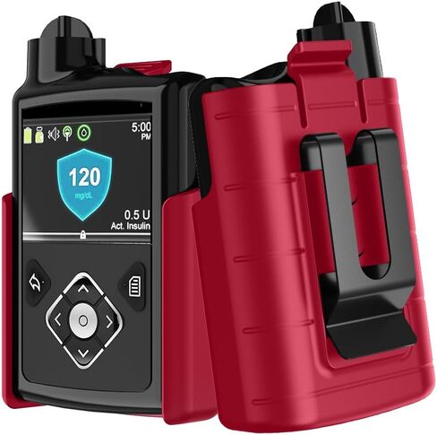 حافظة BELTRON الواقية لمضخة الأنسولين Medtronic MiniMed 780G 770G 670G 630G 640G مع مشبك حزام معدني مدمج (حافظة قوية ومتينة لمضخات الأنسولين Medtronic MinMed) - أسود in Saudi Arabia