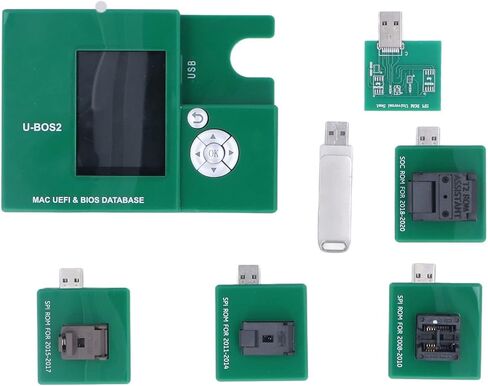 BIOS Database EFI Firmware PIN Lock Remove Tool Professional BIOS Repair Tool with M1 T2 ROM Chip for OS X All Series 2008 to 2020 ABS Material LED Color Screen Display in Saudi Arabia